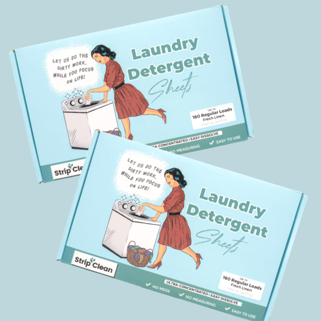 Laundry Detergent Sheets Bundle Boxes (Fresh Linen) | Strip Clean Laundry Detergent Sheets Bundle Boxes (Fresh Linen) | Strip Clean